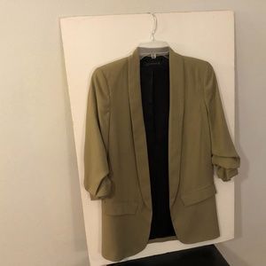 open colar blazer